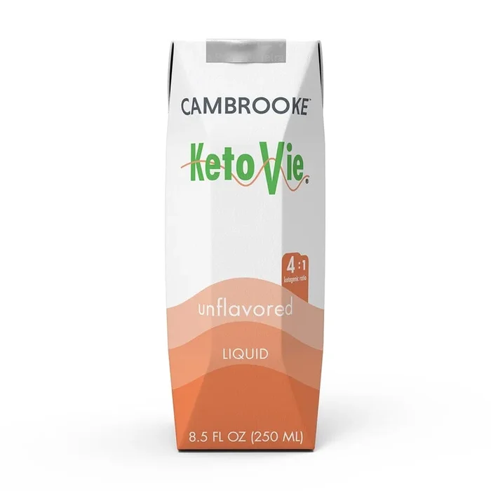 KetoVie 4:1 Ready To Drink Nutrionally Complete Ketogenic Formula 8.5 oz, Unflavored