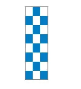 Key Surgical Id Sheet Tape Multipurpose Label Pattern Blue / White 8-1/2 X 11 Inch – T-220-0102