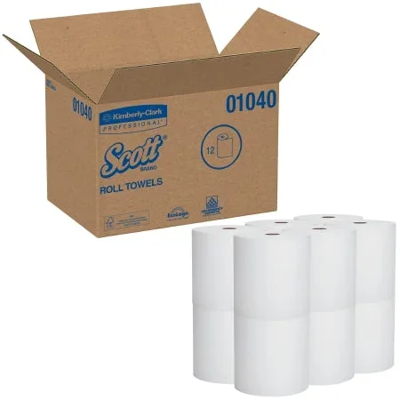 Kimberly Clark Paper Towel Scott Hardwound Roll 8 Inch X 800 Foot
