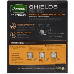 Kimberly Clark Professional Bladder Control Pad Depend® Guards for Men Light Absorbency Absorb-Loc® Male Disposable - Image 2