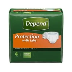 Kimberly Clark Professional Depend® Adult Incontinent Brief Tab Closure Large Disposable Heavy Absorbency