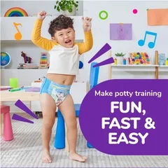 Kimberly Clark Professional Male Toddler Training Pants Pull-Ups Learning Designs for Boys Size 3T to 4T Disposable Moderate Absorbency, 80/CS - Image 2