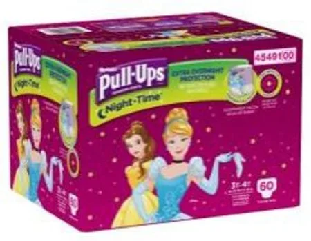 Kimberly Clark Pull-Ups Night-Time Toddler Training Pants Pull On 3T to 4T Disposable – 45491