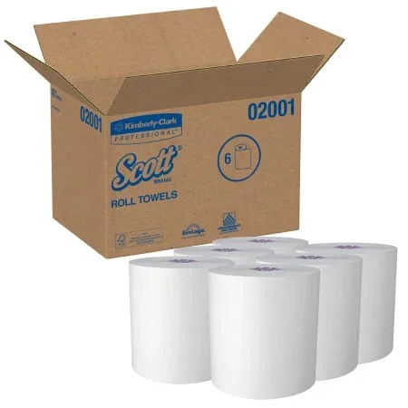 Kimberly Clark Scott Essential* Paper Towel Hardwound Roll 8 Inch X 950 Foot – 2001