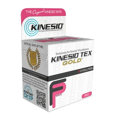 Kinesio Tape, Tex Gold FP, 2″ x 5.5 yds, Red, 6 Rolls – 24-4872-6