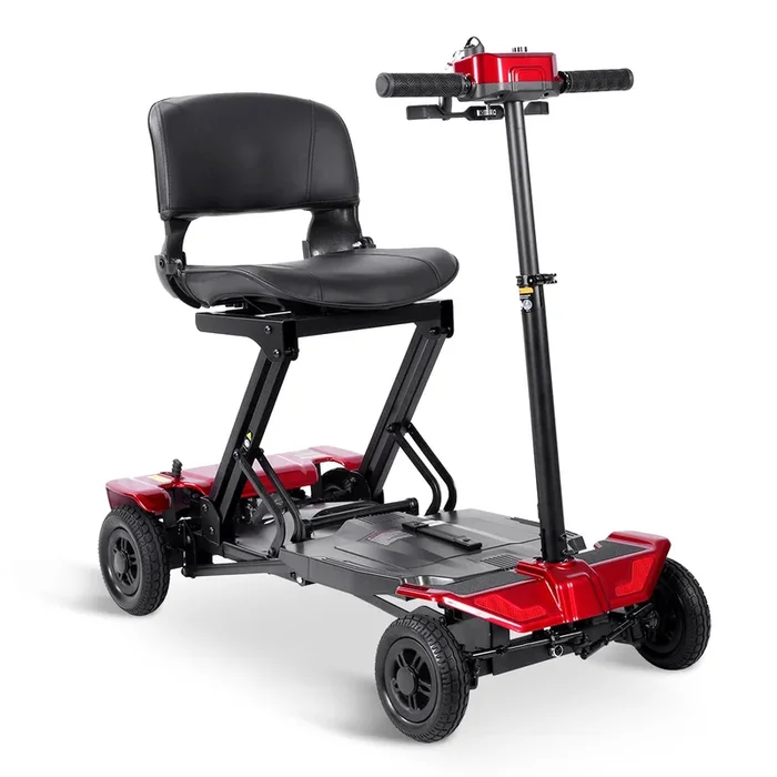 Klano KX70 – Automatic Folding & Unfolding Mobility Scooter for Seniors: Lightweight, 4-Wheel Disability Scooter with Remote Control & 13-Mile Range