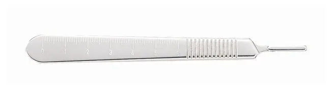 Knife Handle Extra Fine Nickel Plated Steel Size 3