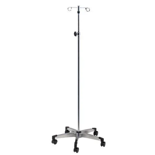 Knob Lock IV Pole with Heavy Base, 5-Legs 2-Hooks
