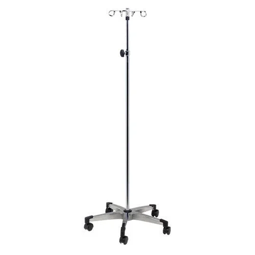 Knob Locking IV Pole with 5-Legs 4-Hooks