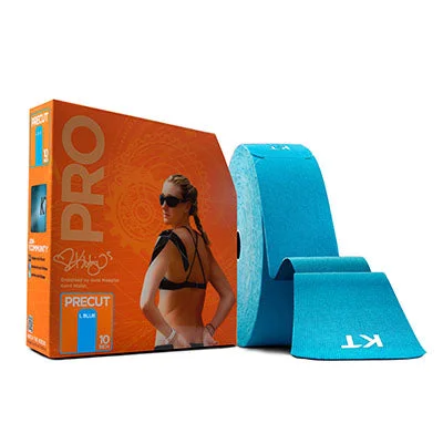 KT TAPE PRO, Precut 10″ Strip (150 each), Laser Blue – 25-3448