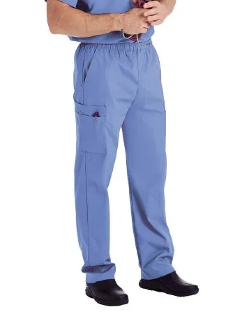 Landau Uniforms Scrub Pants Cargo Medium Ceil Blue Male – 8555BCP