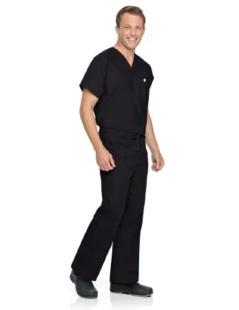 Landau Uniforms Scrub Pants Reversible Medium Black Unisex – 7602BKPMD