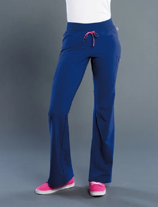 Landau Uniforms Smitten Scrub Pants Yoga Small / Petite Black Female – S201019BKPNPS