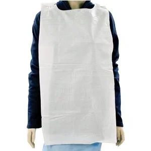 Lap Bib Slipover Disposable Poly / Tissue