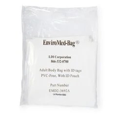 LDI Corp Post Mortem Bag EnviroMed-Bag 36 W X 92 L Inch One Size Fits Most Olefin Film Zipper Closure, Envelope Style, 1/EA