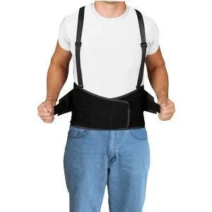 Leader Industrial Back Support, Black, X-Large