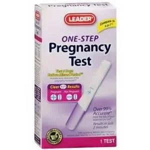 Leader Pregnancy Test Kit by Cardinal Health