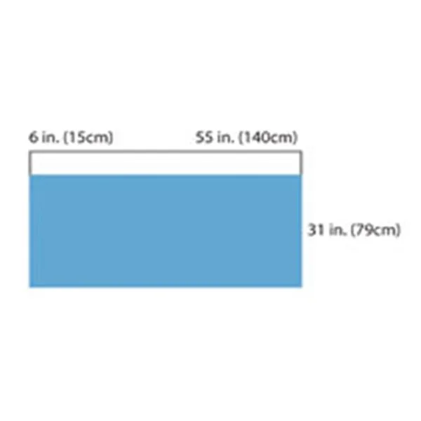 Leggings InView Telescopic Fold 3-3/4×55″ X-Long Non-Fenestrated See-Thru, 20/Ca