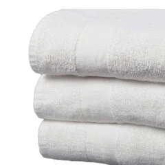 Lew Jan Textile Bath Towel 22 X 44 Inch White, 12 EA/DZ
