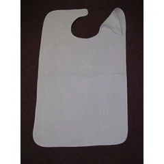 Lew Jan Textile Bib, White, 18 x 36, Dozen