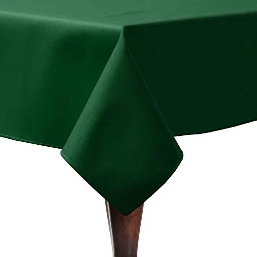 Lew Jan Textile Tablecloth Hunter Green 42 X 42 Inch – X62-4242HG