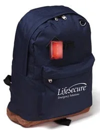 LifeSecure Heavy-Duty Emergency Backpack with LED Safety Signal