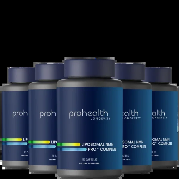 Liposomal NMN Pro Complete™ – Lipo Uthever® NMN, Trans-Resveratrol, TMG, 90 capsules – 6-Pack