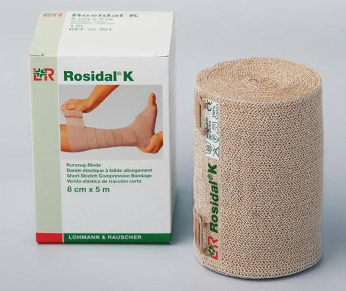 Lohmann & Rauscher Rosidal K Compression Bandage 4 Inch X 11 Yard High Compression No Closure Tan NonSterile – 90689