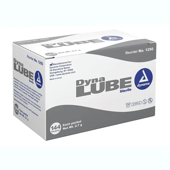 Lubricating Jelly Packets, Sterile 2.7 gram Medical Grade 144/Box