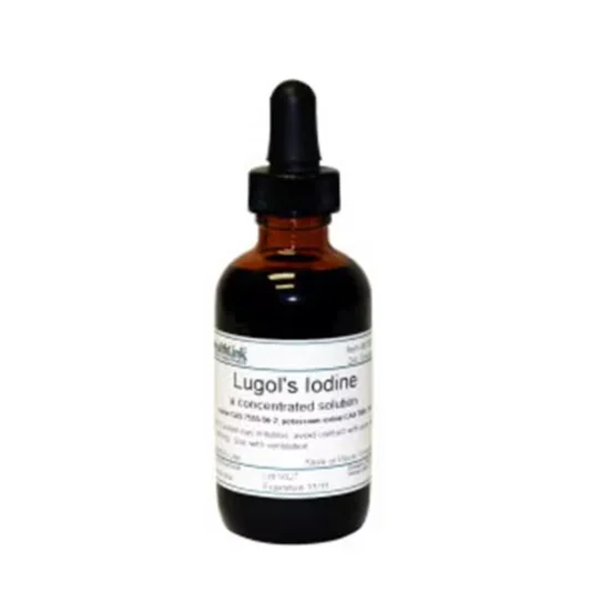 Lugol’s Iodine Solution 5% 2oz Concentrate 2oz/Bottle