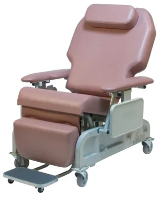 Lumex Bariatric Recliner, Fire Retardant, 700 lb Capacity, Rosewood