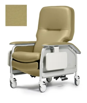 Lumex Deluxe Clinical Care Recliner with Heat & Massage, Dolce Sand