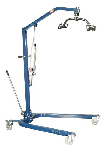 Lumex Patient Hydraulic Lift, Blue Powder Coated