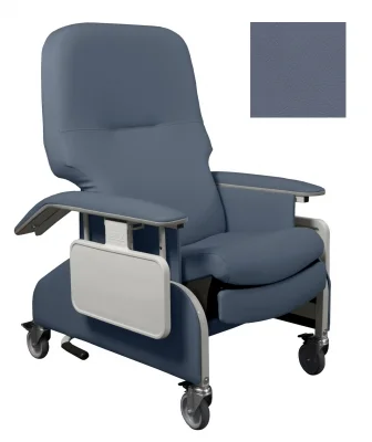 Lumex Recliner Drop Arms Heat And Massage, Blue Ridge