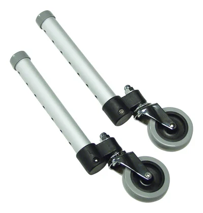 Lumex Swivel Wheels for Walker, 3″, Pair