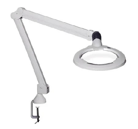 Luxo Corp Circus Magnifier LED Edge Clamp Mount White 61 W – CIL026699