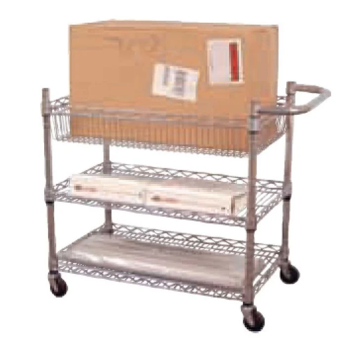 Luxor Wire Transport Carts Wire Transport Cart, 30″W x 18″D x 30″H – 936965