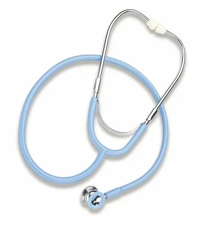 Mabis Healthcare Caliber Classic Stethoscope Blue 1-Tube 31 Inch Tube Double Sided Chestpiece – 10-434-102