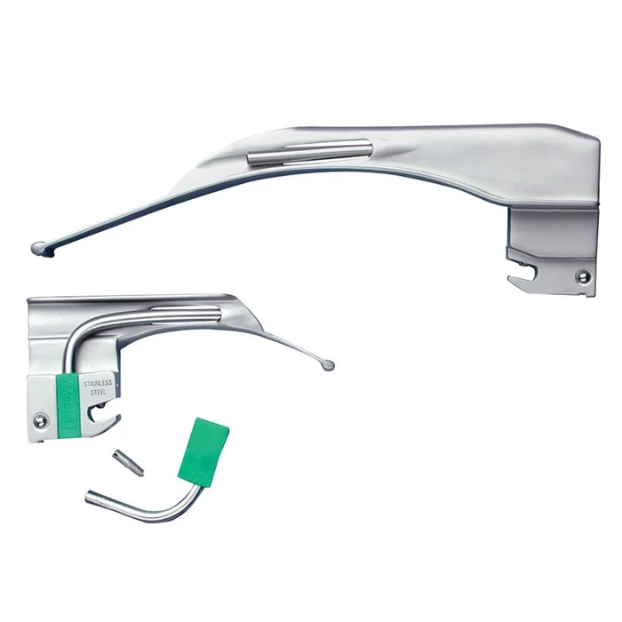 Macintosh Satin Fiber Optic Laryngoscope Blades Macintosh Blade, 4 Fiber 4074F – 932492