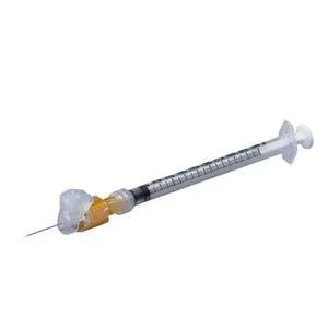 Magellan 3mL Syringe with Hypodermic Safety Needle 25G x 1″