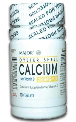 Major Pharmaceuticals Major Joint Health Supplement Calcium Carbonate 250 mg Strength Tablet 100 per Bottle – 904188260