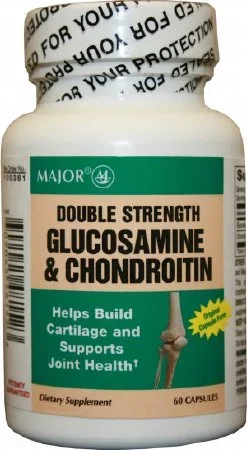 Major Pharmaceuticals Major Joint Health Supplement Glucosomine / Chondroitin 500 mg – 400 mg Strength Capsule 60 per Bottle – 904548152