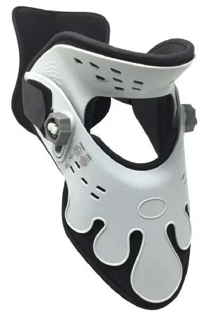 Manamed Rigid Cervical Collar Ez Collar 74 Preformed Adult One Size Fits Most Two-Piece / Trachea Opening Adjustable Height – EZC074