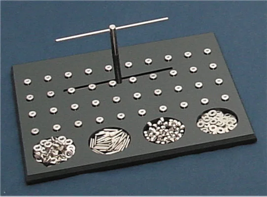 Manipulation and Dexterity Test – Roeder Accessory – 42 each pins, washers, crown and hex nuts – 12-3082