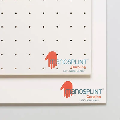 Manosplint Carolina 1/8″ x 24″ x 36″ Solid White, case of 2 – 24-5100-2