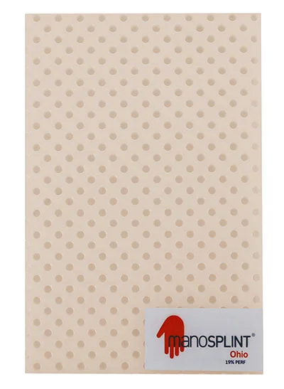 Manosplint Ohio S Perf 1/8″ x 12″ x 18″ 19% Perf Beige, 1 sheet – 24-5451-1