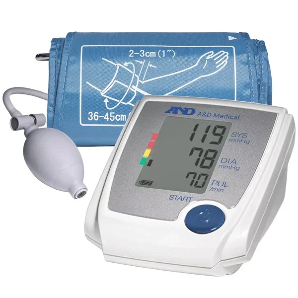 Manual Blood Pressure Monitor with Digital Screen witn Large Blood Pressure Cuff, One-Click Operation, Irregular Heartbeat Detection