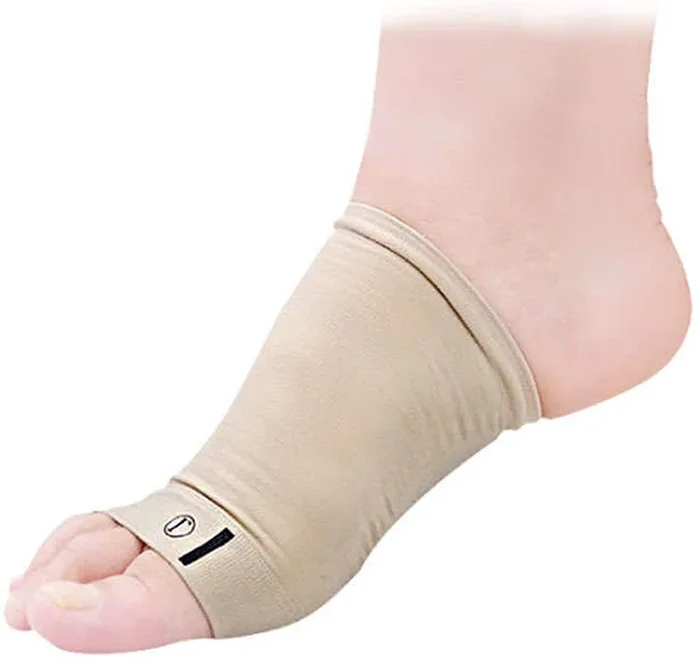 Mars Wellness Metatarsal Compression Arch Support Sleeve – Cushioned Gel Foot Sleeves – Flat Feet, Plantar Fasciitis, Foot Pain Relief, Heel Spurs – One Size Fits All
