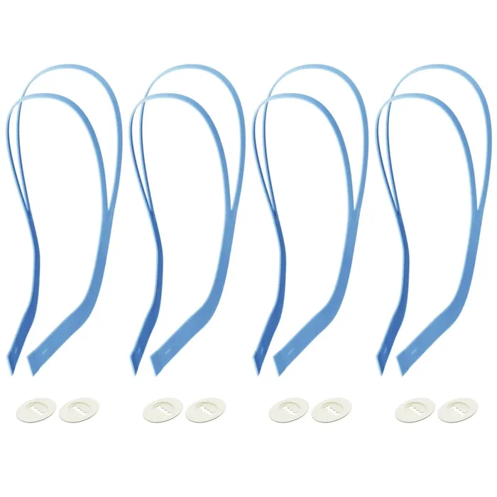 Mars Wellness Replacement Headgear Kit P10 CPAP Pillow Mask Headgear – 4 Pack with 8 Adjustment Clips