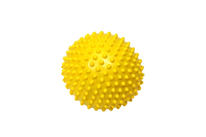 Massage ball, 10 cm (4.0 inches), Blue, 1 dozen